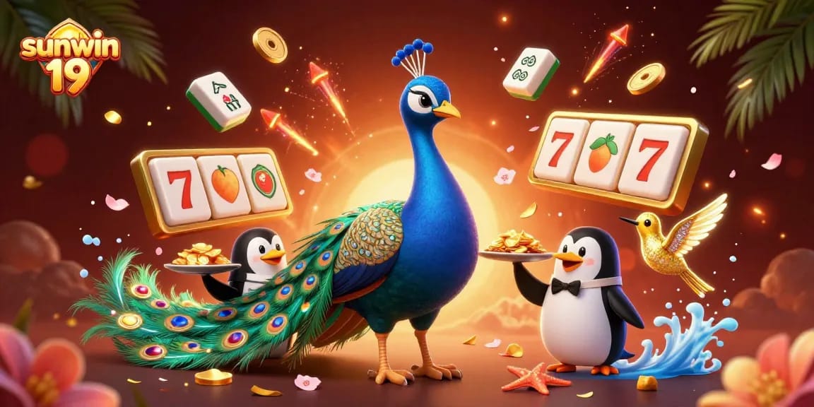 Experience thrilling gameplay with sunwin 19's slots featuring colorful 3D characters and dynamic elements.