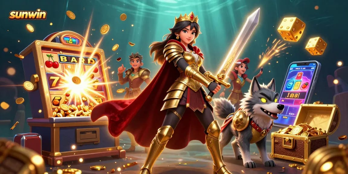 Spin the slots at sunwin and enjoy a thrilling jackpot experience with dynamic 3D casino elements.