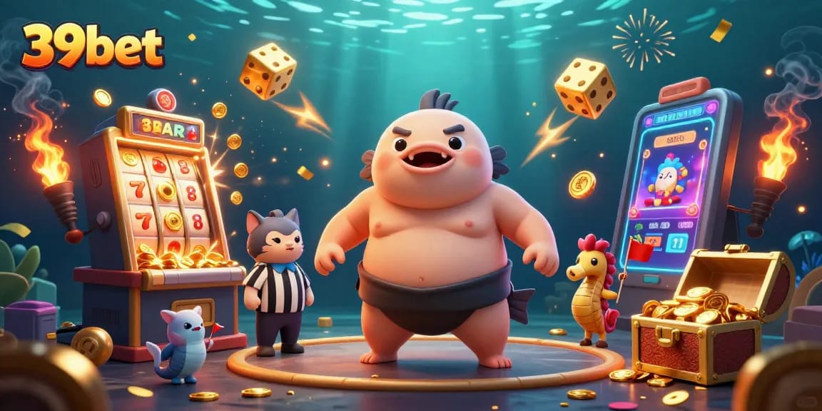 Experience the excitement of 39bet's dynamic game scene with jackpot thrills and engaging characters.