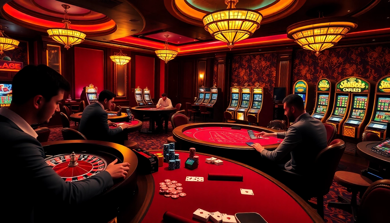 Experience thrilling gameplay at thabet's stunning casino tables with roulette and poker.