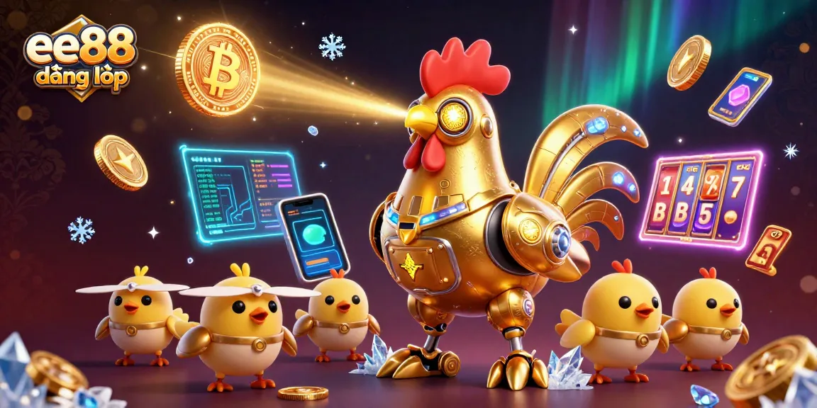 Experience seamless gameplay with ee88 đăng nhập in a vibrant digital casino scene.