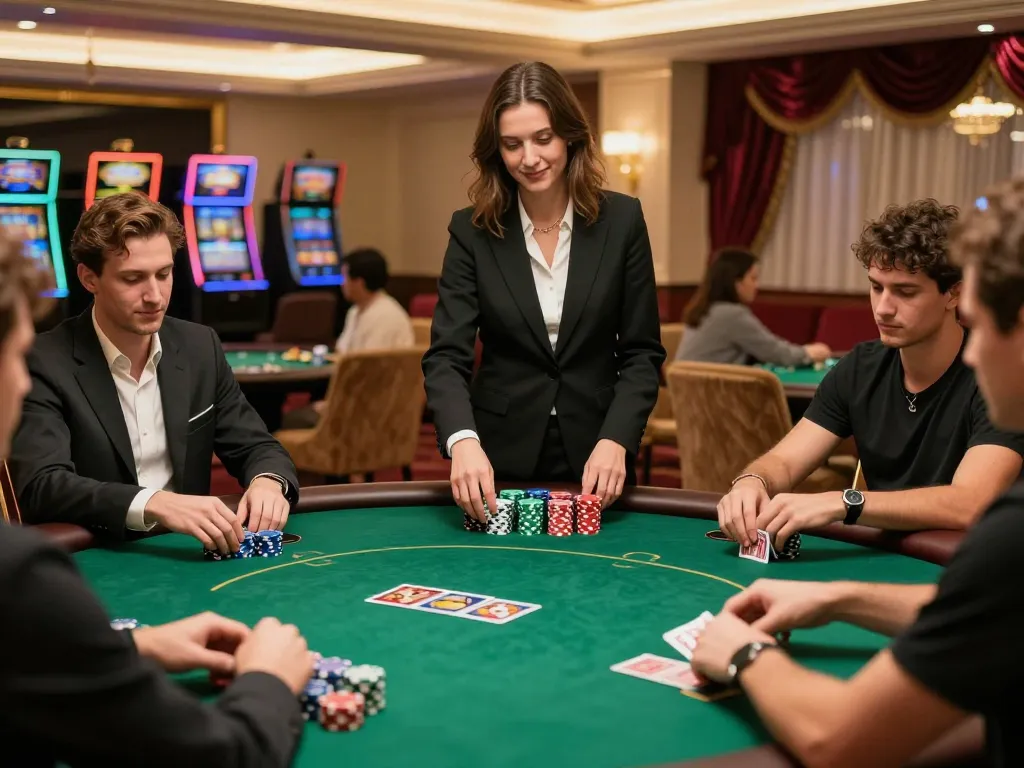 Winning strategies at a LUCK8 poker table with players engaged and cards being dealt.
