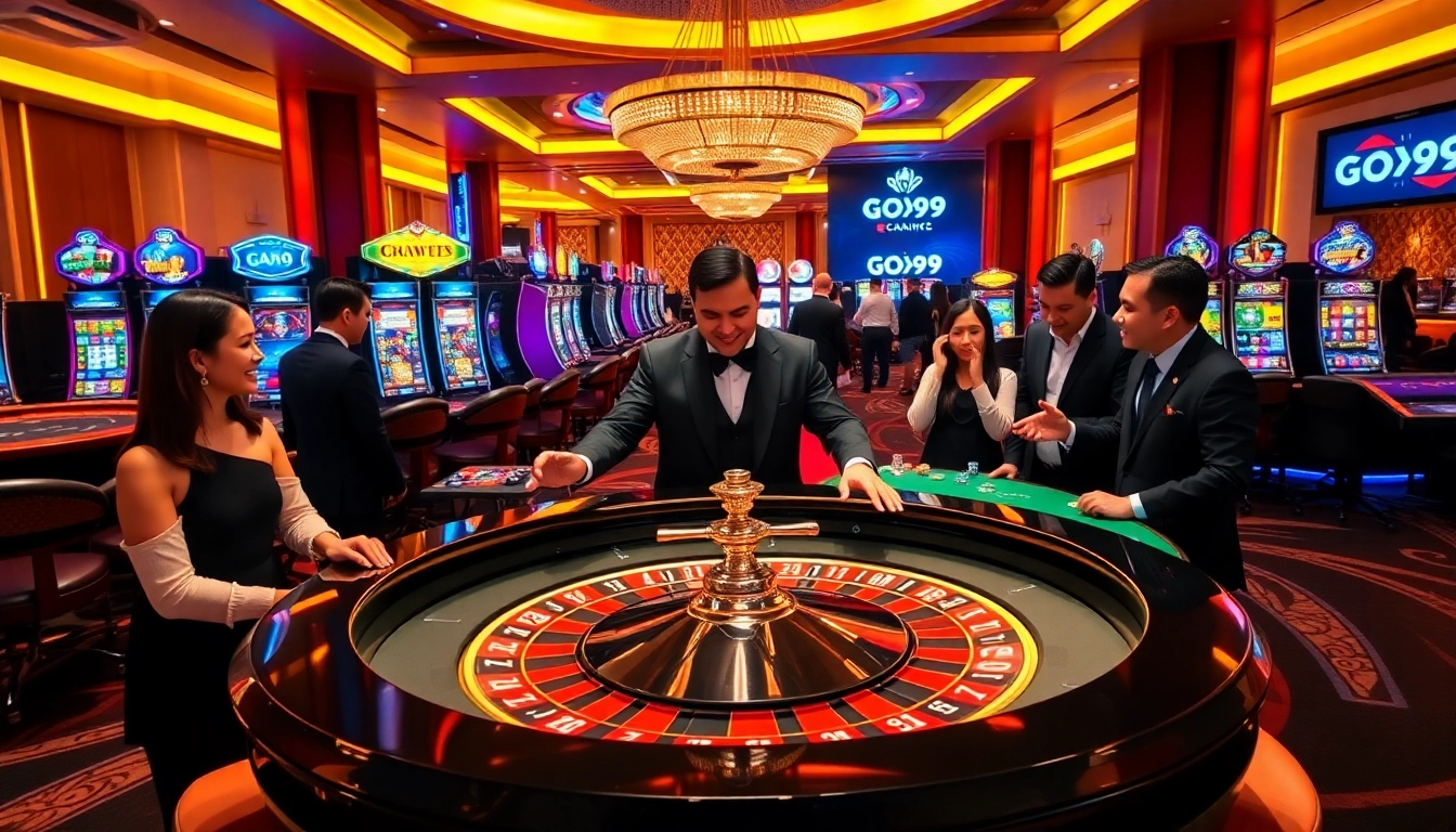 Experience the thrill of winning at GO99 casino with vibrant games and luxury ambiance.