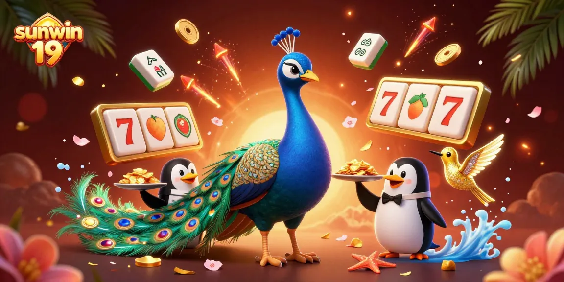 Experience thrilling gameplay with sunwin 19's slots featuring colorful 3D characters and dynamic elements.
