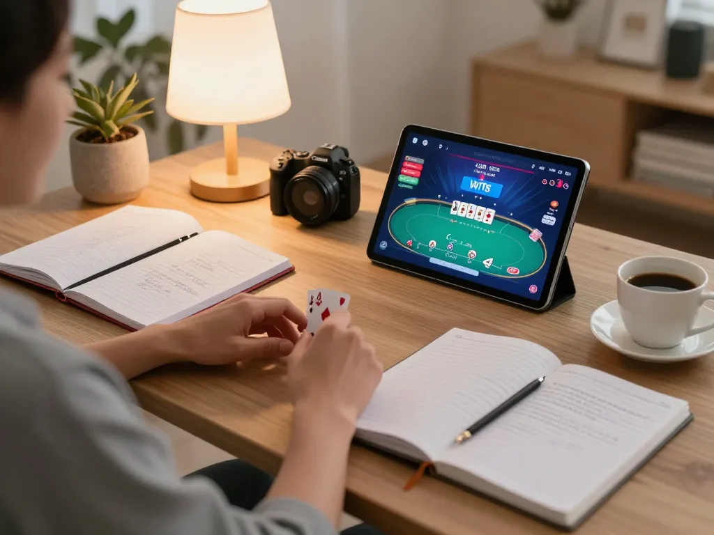 Engaging poker gameplay on https://f168biz.com/ with cozy home decor, showcasing strategic betting insights