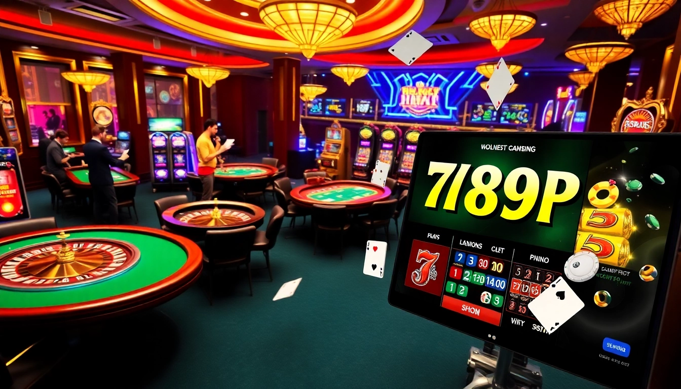 Experience thrilling gameplay at 789P with vibrant casino tables and exciting betting action.