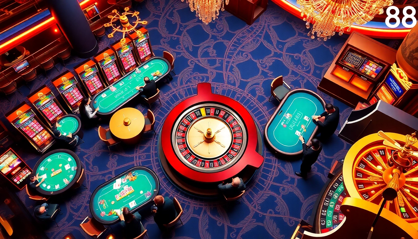 Experience the thrill of online gambling at nhà cái mi88 with vibrant casino games and engaging players.