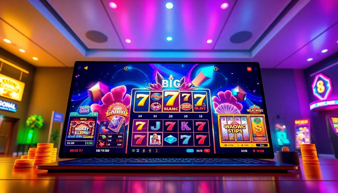 Exciting online gaming experience at https://mmoo.ad/ featuring vibrant slot games and interactive casino interface.