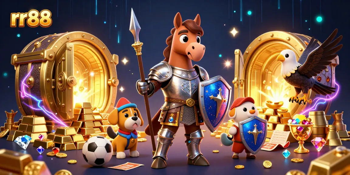 Immerse in the thrilling world of rr88 with vibrant characters and dynamic sports betting elements.
