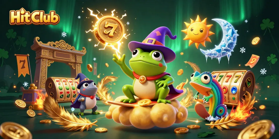 Discover winning strategies at Hit Club with a 3D illustration of a vibrant casino scene.