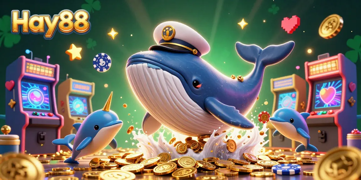 Experience exhilarating wins with hay88 in a dynamic 3D casino scene full of game excitement and treasure.