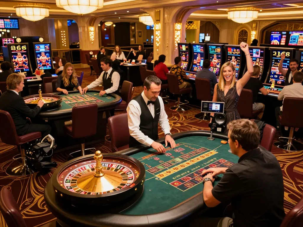 C168 casino with players engaged in exciting roulette gameplay and vibrant atmosphere