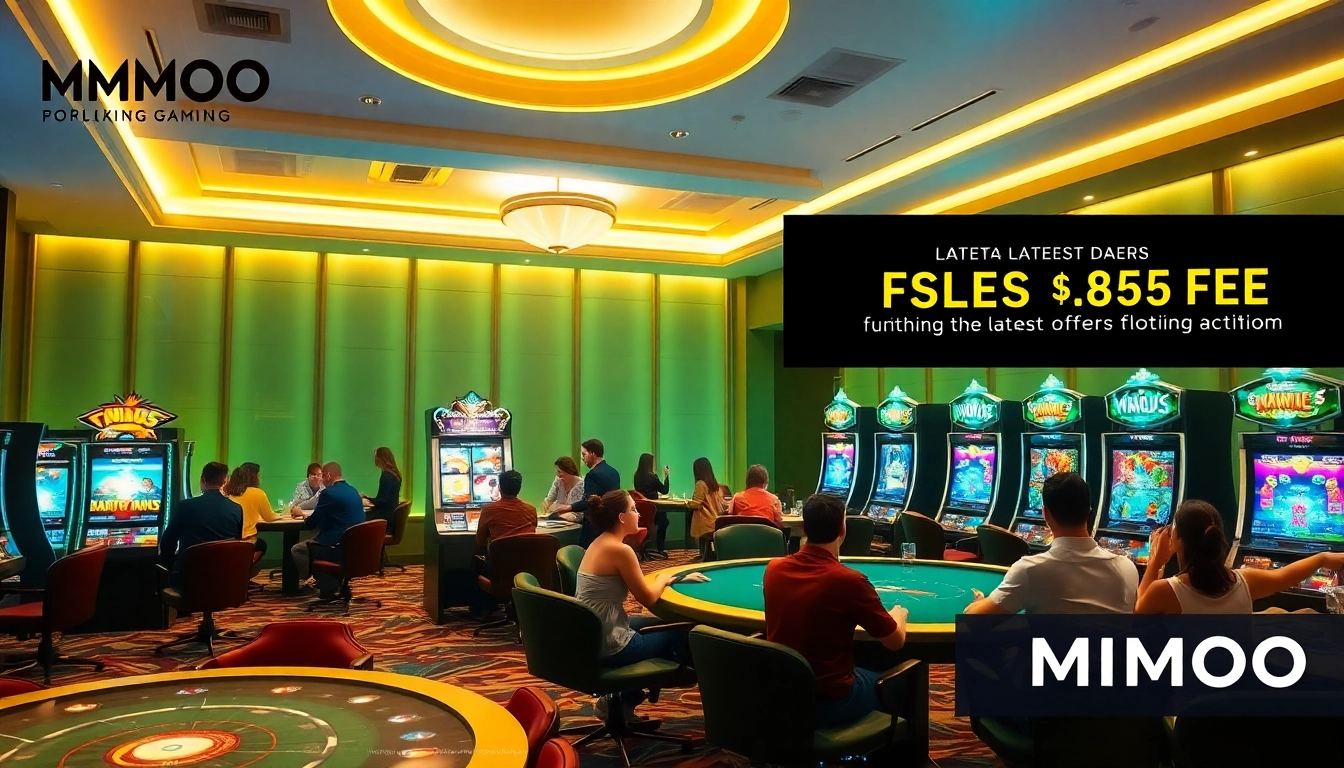 Dynamic gaming experience at https://mmoo.llc/, showcasing exciting casino atmosphere with diverse players and advanced tech.