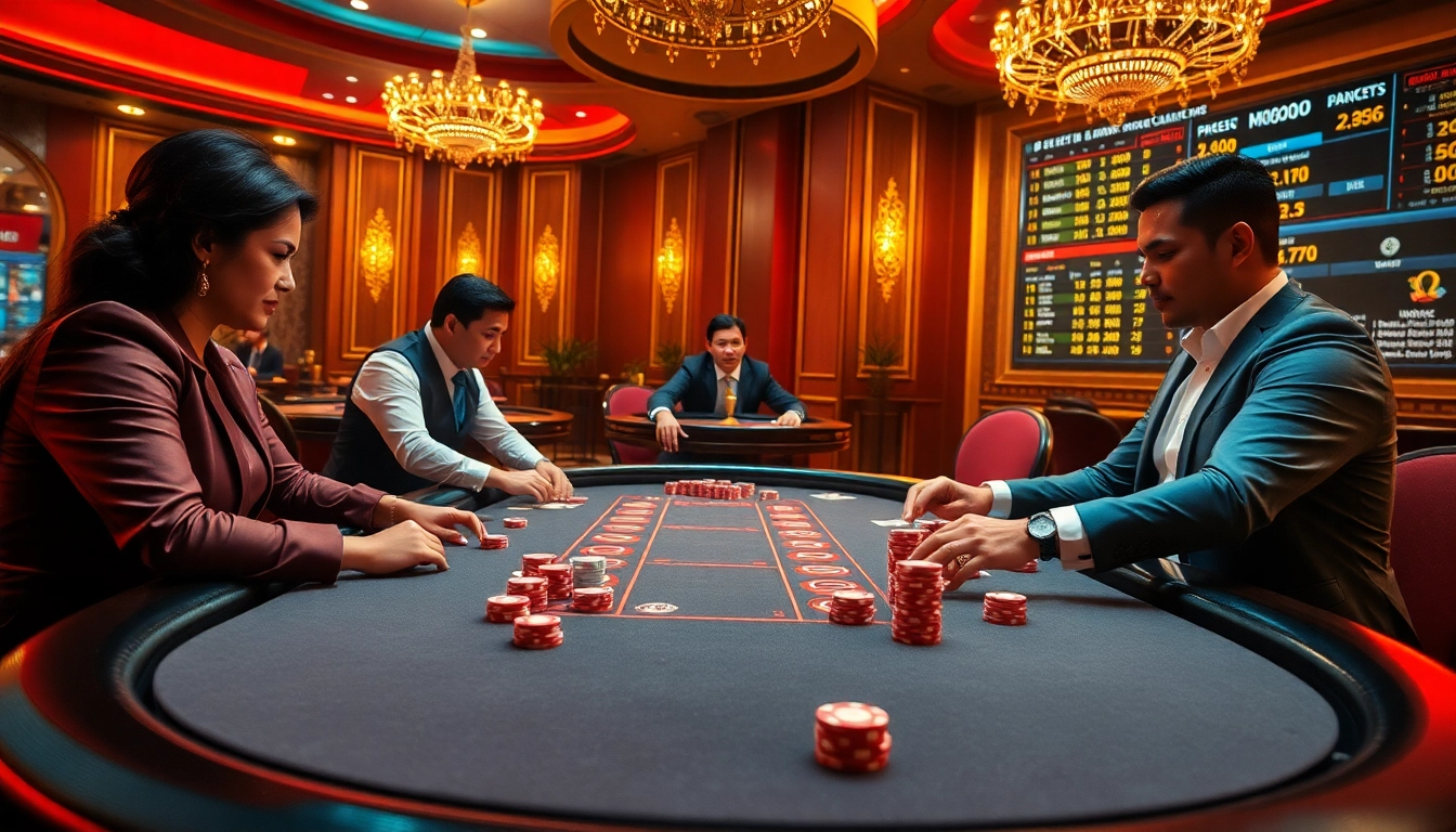 Experience the thrill of high-stakes poker at thabet.com with a luxurious casino ambiance and expert players.
