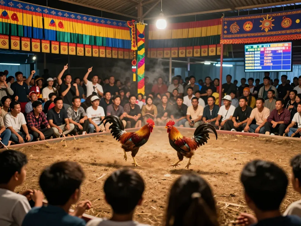 Watch live chicken fights at WALA88 - experience the thrilling action of đá gà trực tiếp wala88.