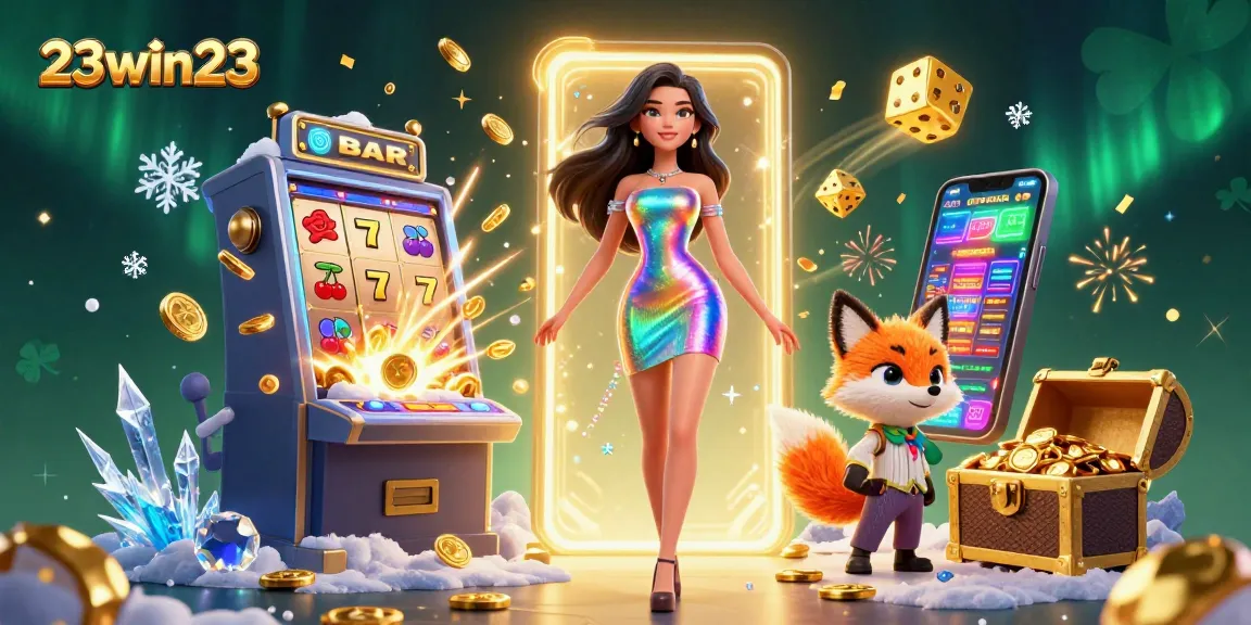 Engage with thrilling games at 23win23 with vibrant 3D casino elements and jackpot excitement.