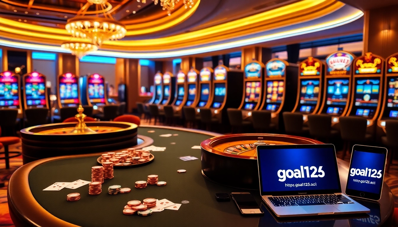Experience the excitement of online gambling at https://goal123.ac/ with vibrant casino visuals and dynamic gaming action.