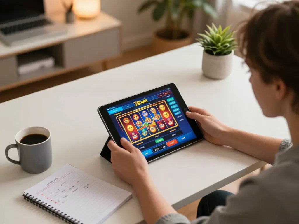 Engaging with the 789 win app for strategic online gaming in a cozy home setting