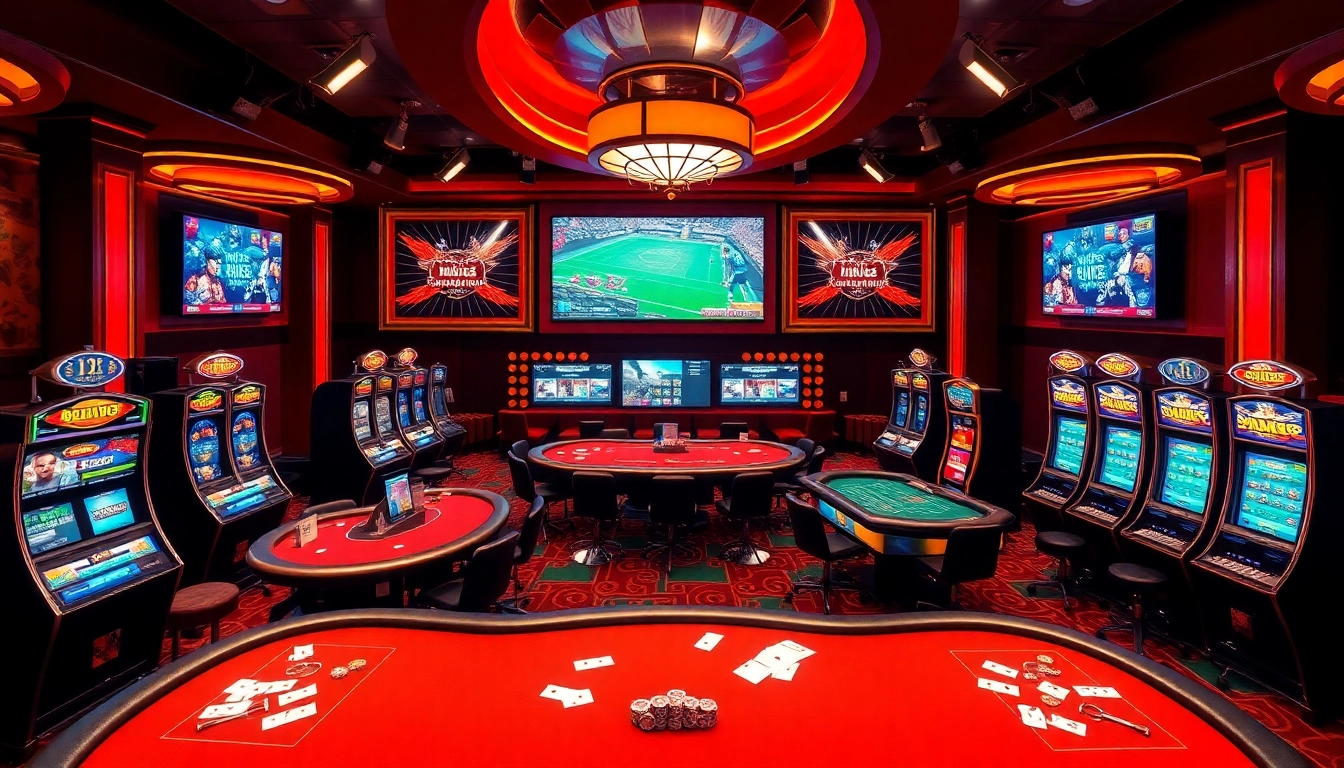 Experience the thrill of gambling with luongsontv's seamless online betting interface, surrounded by electrifying casino elements.