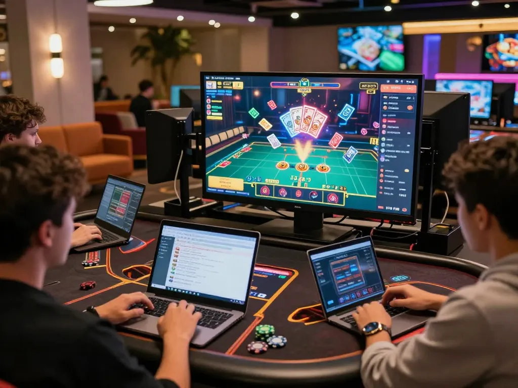 Players enjoying dynamic online gaming at FC88, showcasing excitement and strategic gameplay.