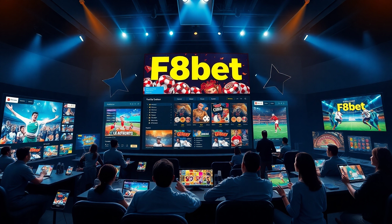 Exciting online betting experience with F8bet's advanced platform showcasing diverse games and user engagement.