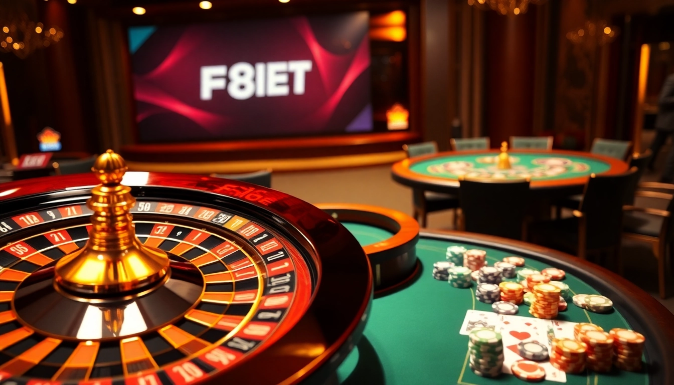 Experience high-stakes gambling action with F8BET at the luxurious casino.