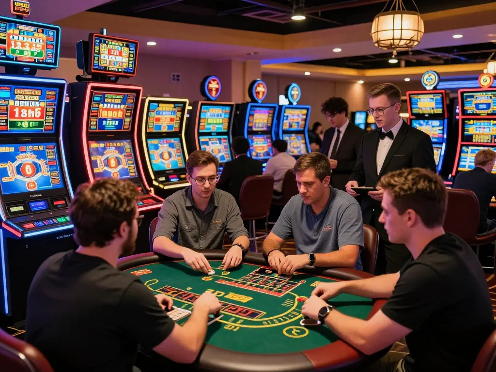 Luck8 immersive online casino gaming experience with players enjoying diverse betting options.
