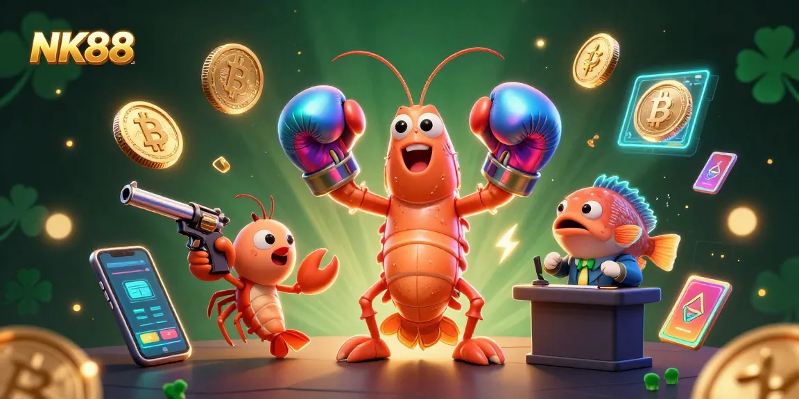 Engage in thrilling gameplay at NK88 with vibrant 3D characters and crypto elements.
