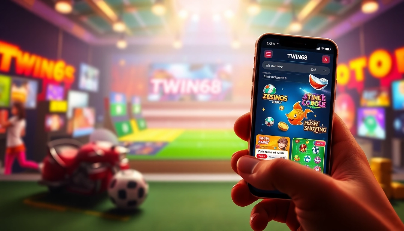 Experience the thrill of TWIN68 as you tải app twin68 for exciting gambling games on your mobile device.