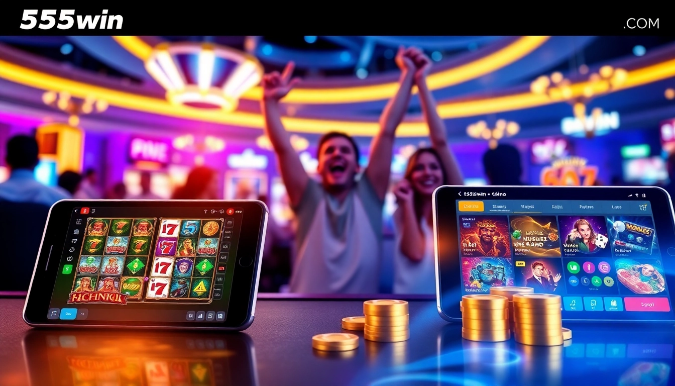 Engaging interface of 555win com showcasing vibrant online betting experiences.