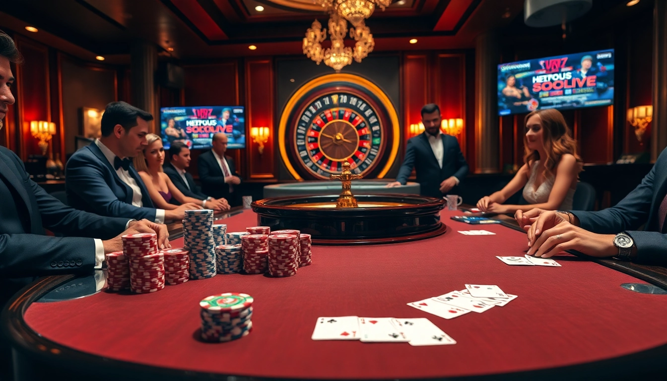 Experience high-stakes poker at https://socolive.mobi/ in a luxurious casino setting.