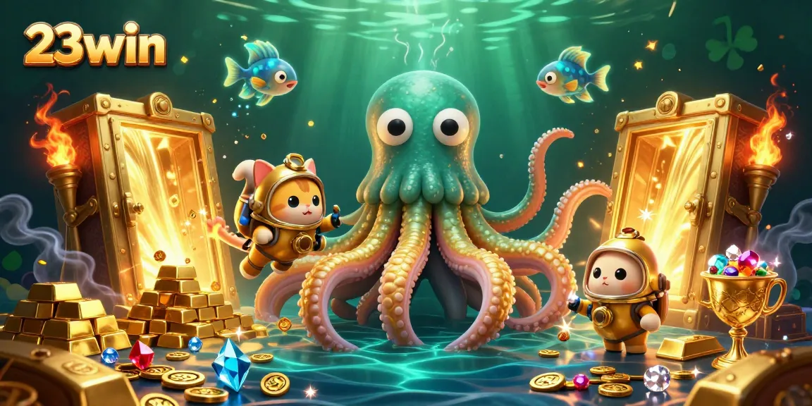 Join the excitement at 23win, as players dive into a treasure-laden gaming adventure!