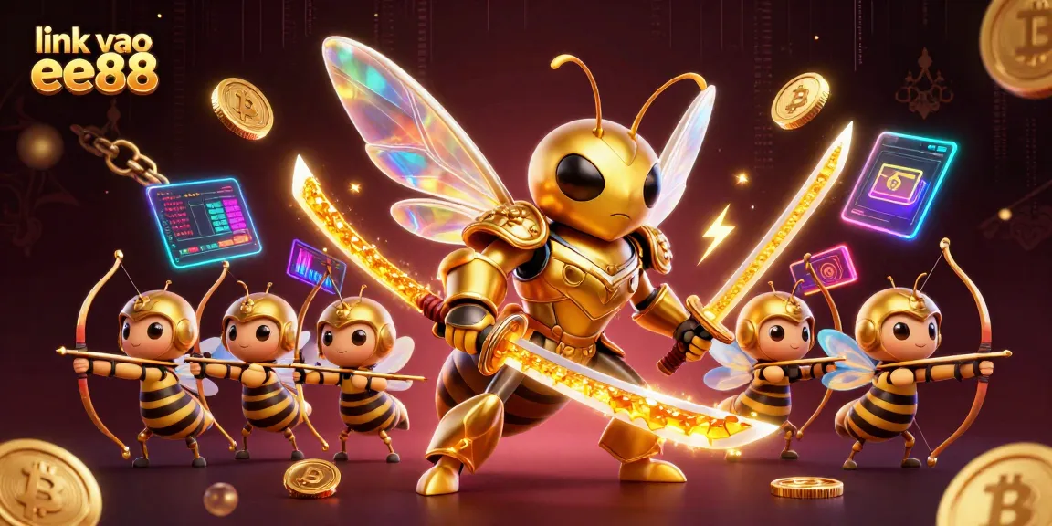Engage with link vao ee88 and explore casino thrills in this 3D cartoon illustration featuring dynamic gaming elements.