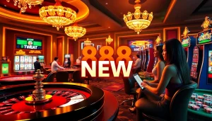 Immerse in the excitement of 888 NEW with diverse casino games and a luxurious atmosphere.