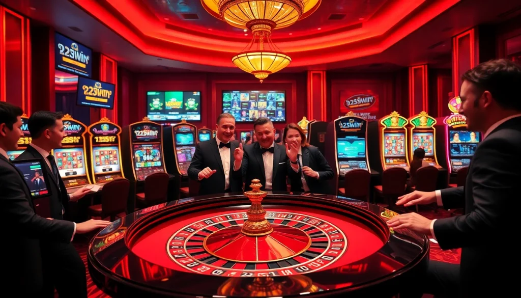 Experience thrilling moments at nhà cái 23WIN with dynamic roulette and vibrant casino games.