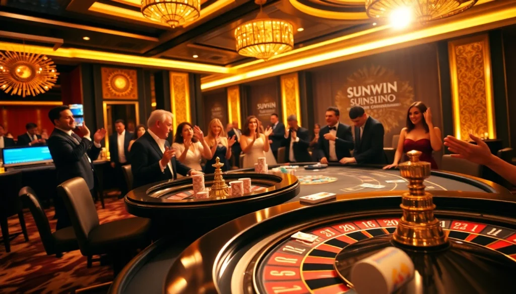 Experience excitement at Sunwin with vibrant casino games and thrilling players.