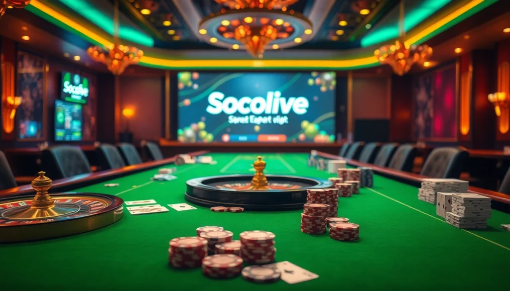 Socolive enhances your gambling experience with vibrant casino visuals and exciting gameplay.