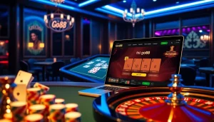 Play exciting games on tải go88 platform showcasing vibrant betting options and luxurious casino ambiance.